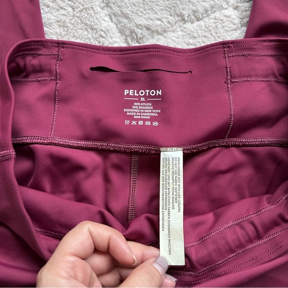 Peloton | Purple Move Mission Rib Insert Leggings | Size Extra Large - Picture 7 of 11